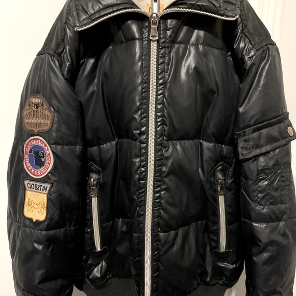Vintage Caterpillar Quilted Down Jacket. Men’s XXL - Picture 1 of 10